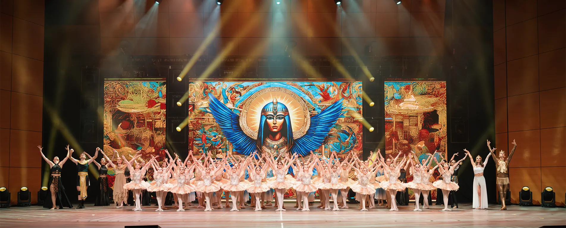 Zekeriyaköy okulu gösterisinden bir sahne